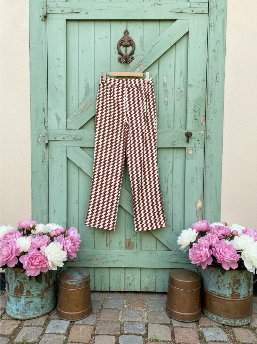 SHEIN check pants